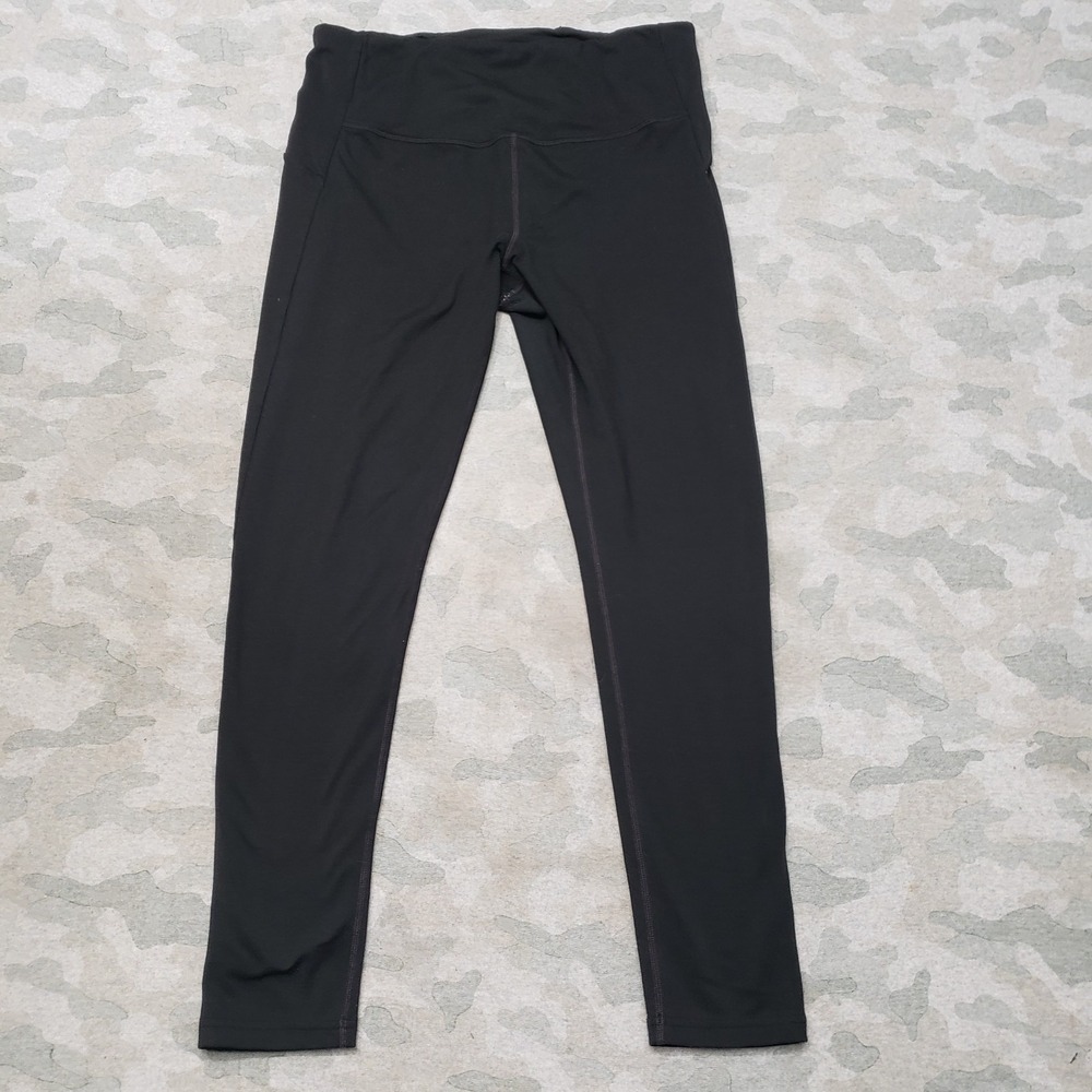 Prana Leggings Womens‎ XL Black Pull On Outdoors Hiking Travel Camp Trail